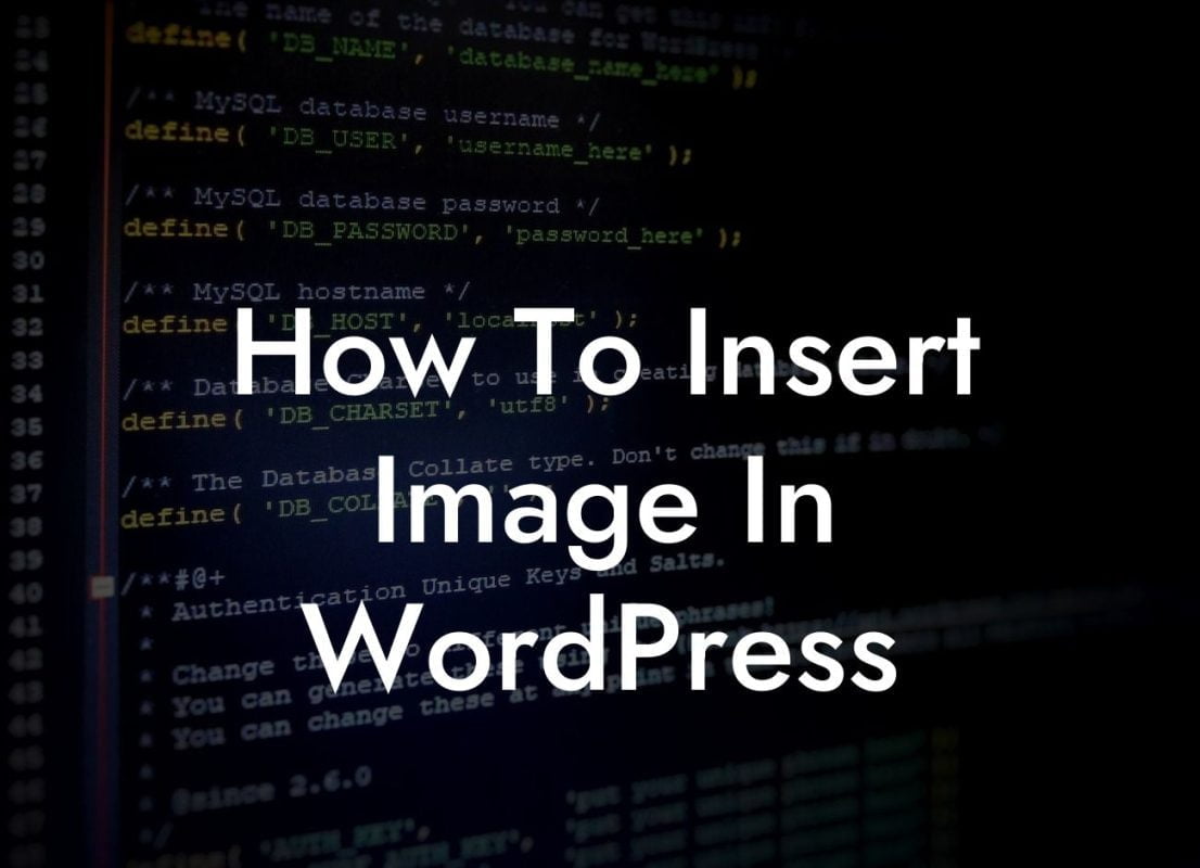 How To Insert Image In WordPress