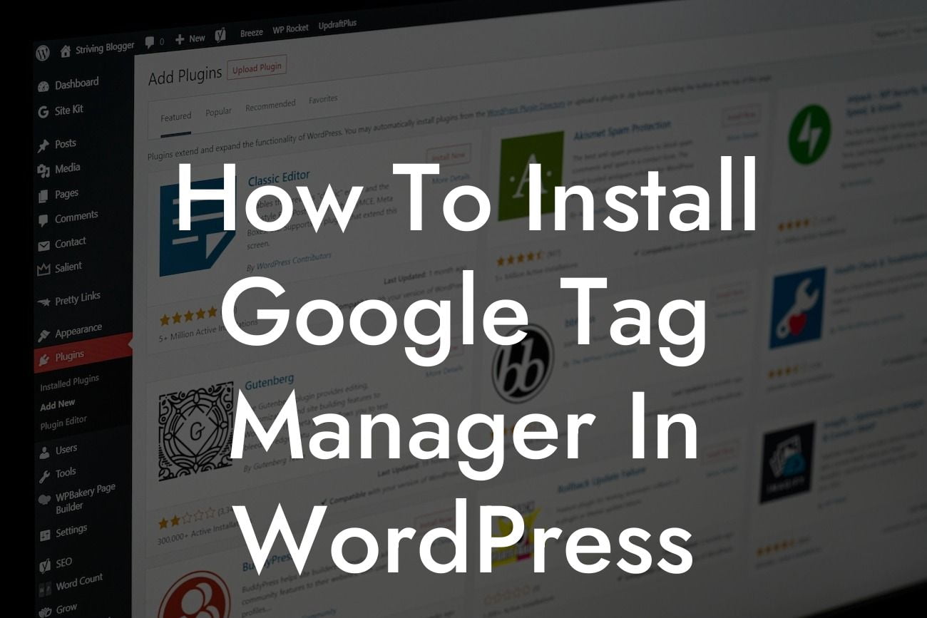How To Install Google Tag Manager In WordPress