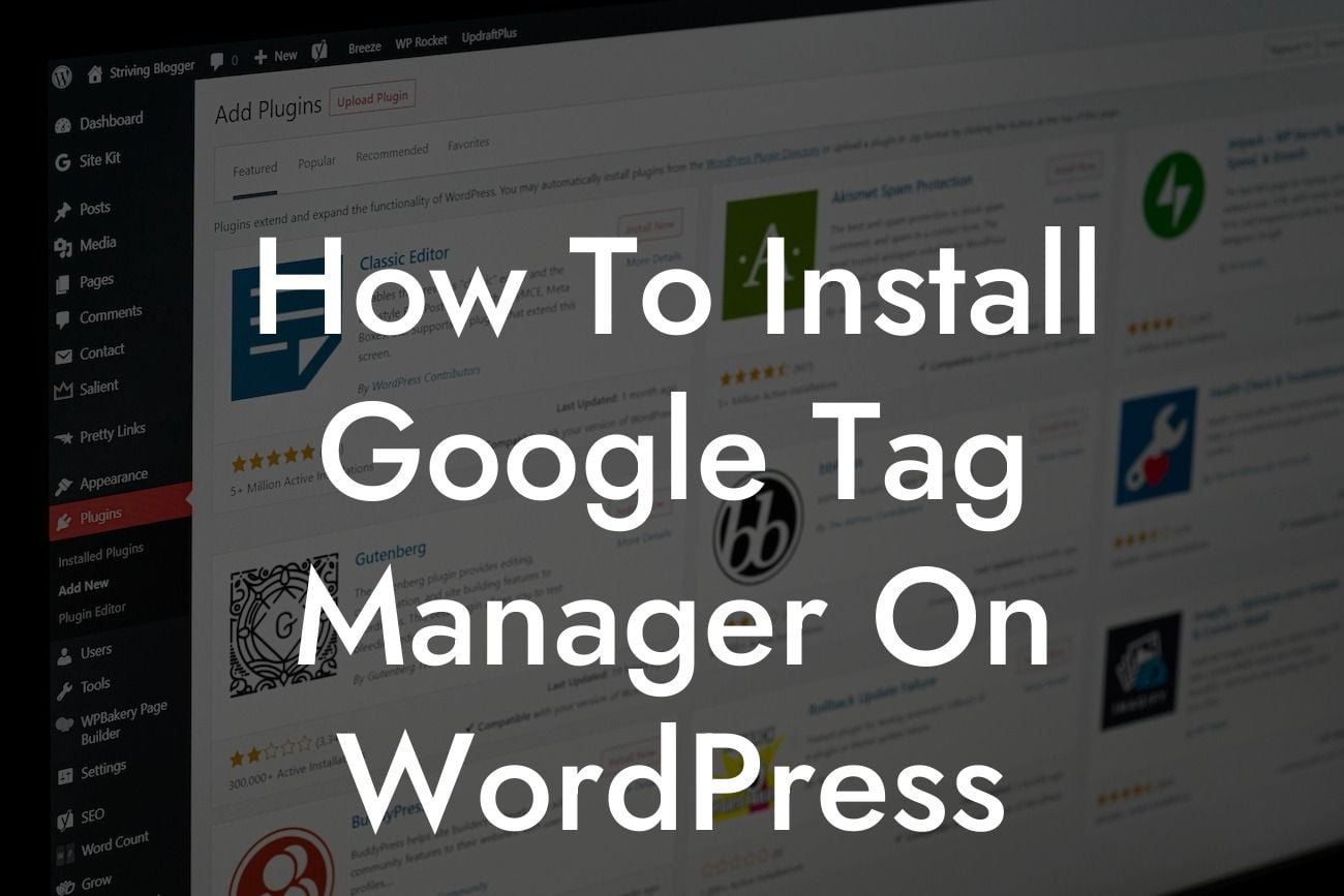 How To Install Google Tag Manager On WordPress