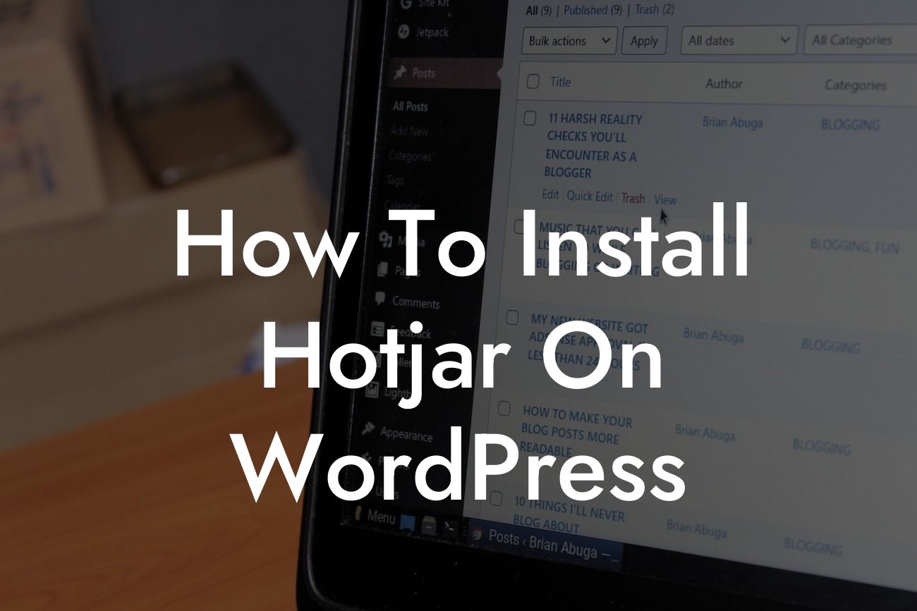 How To Install Hotjar On WordPress