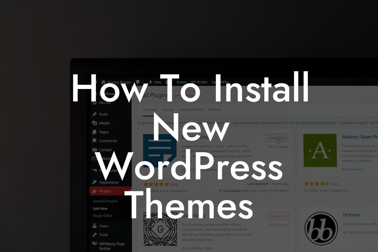 How To Install New WordPress Themes