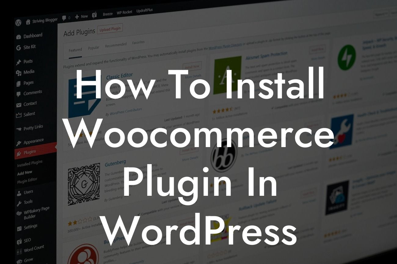 How To Install Woocommerce Plugin In WordPress