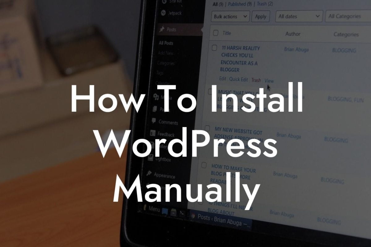 How To Install WordPress Manually