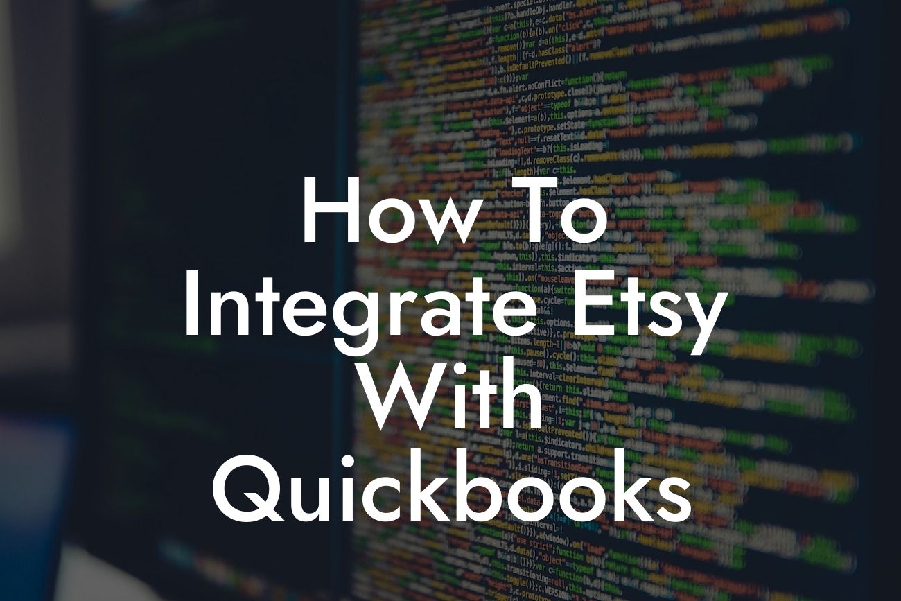 How To Integrate Etsy With Quickbooks