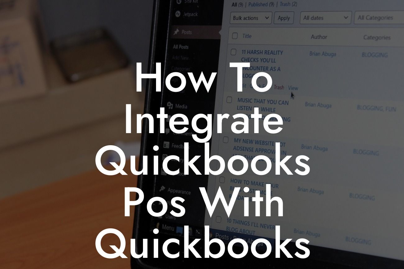 How To Integrate Quickbooks Pos With Quickbooks