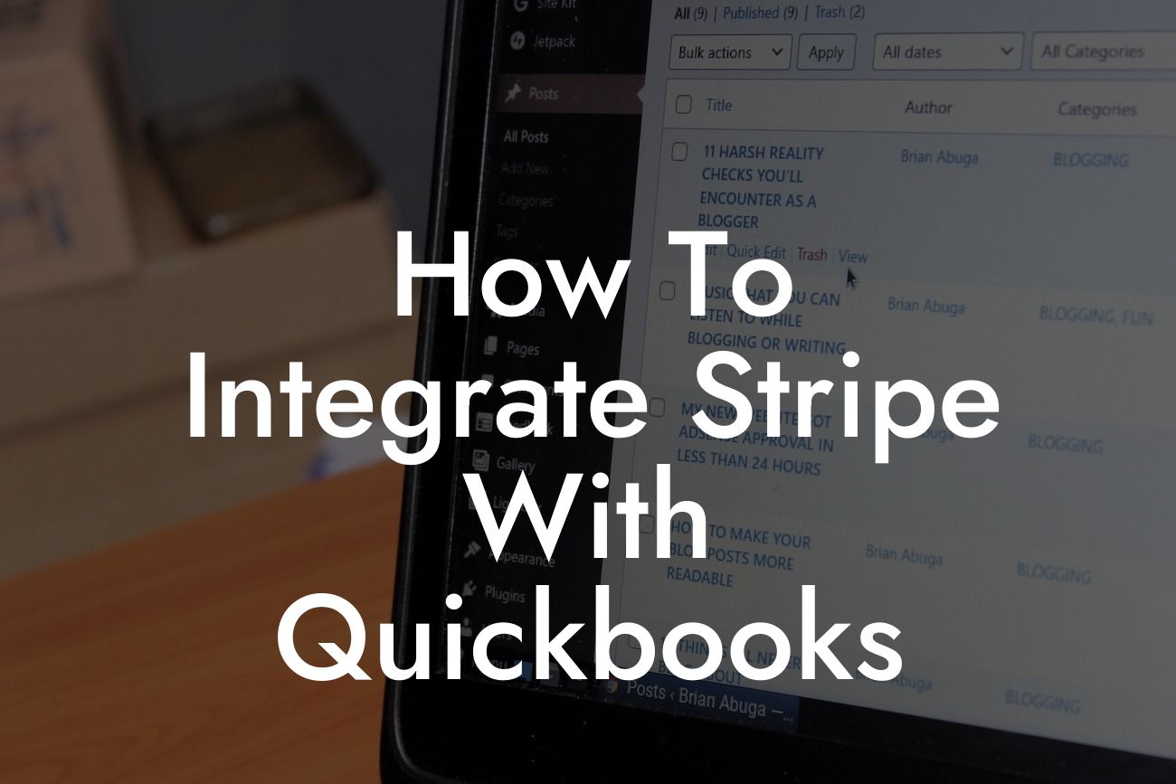 How To Integrate Stripe With Quickbooks