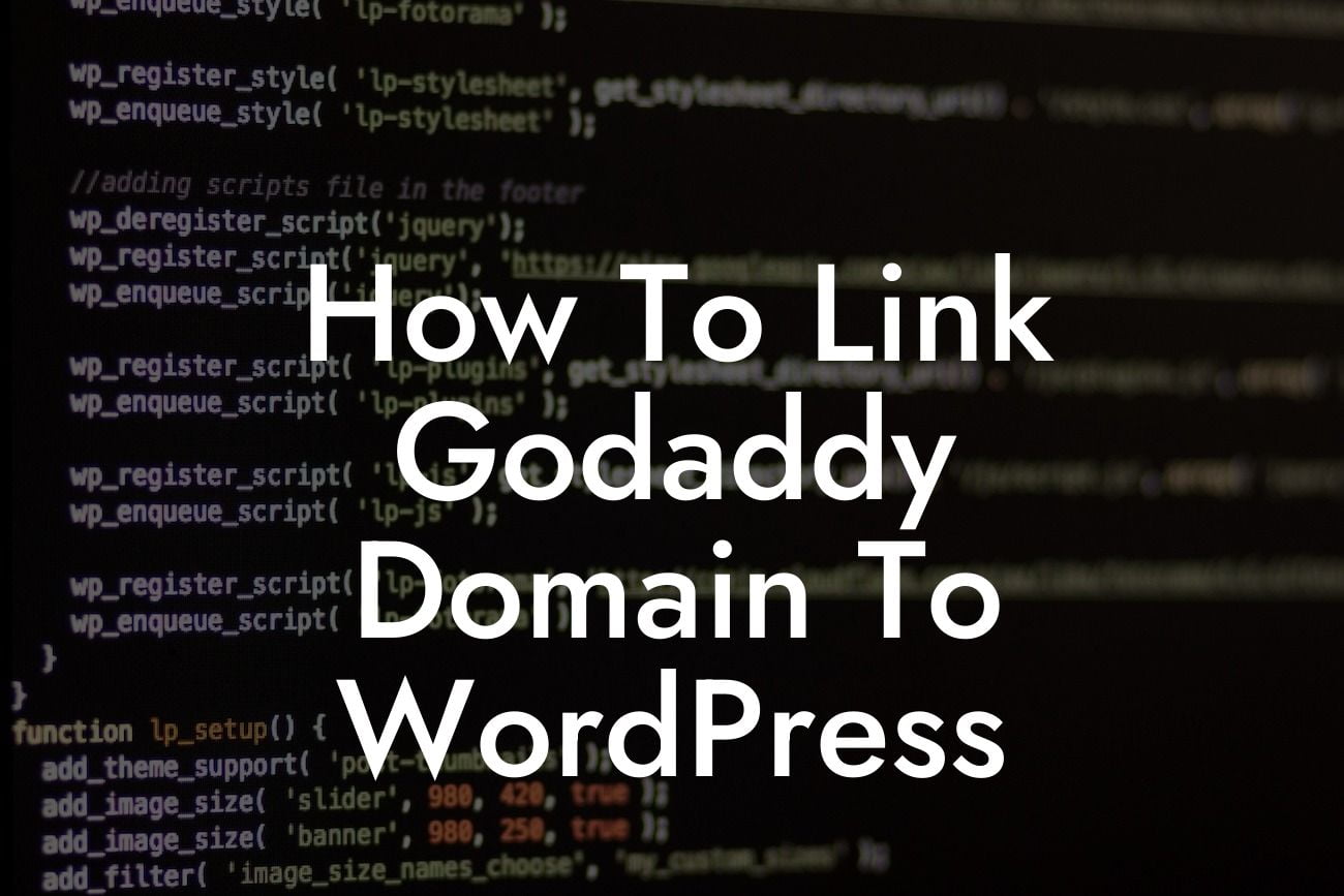 How To Link Godaddy Domain To WordPress