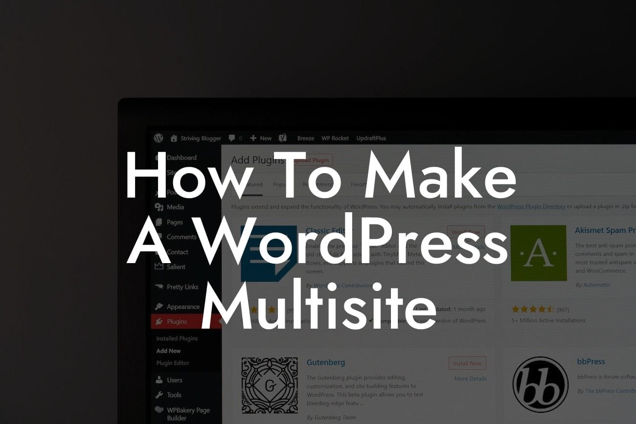 How To Make A WordPress Multisite