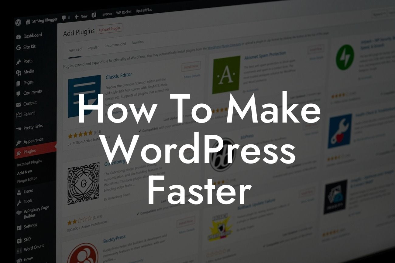 How To Make WordPress Faster