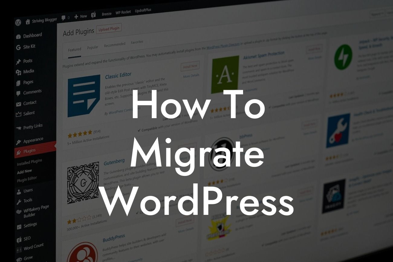 How To Migrate WordPress