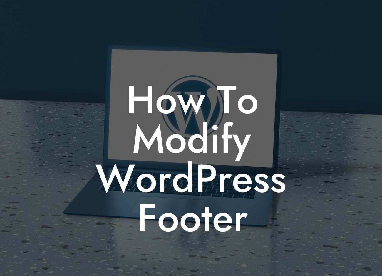 How To Modify WordPress Footer
