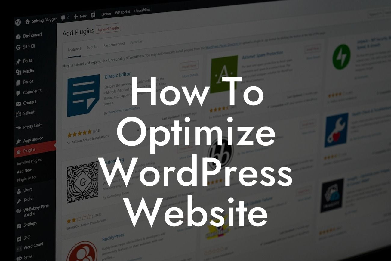 How To Optimize WordPress Website