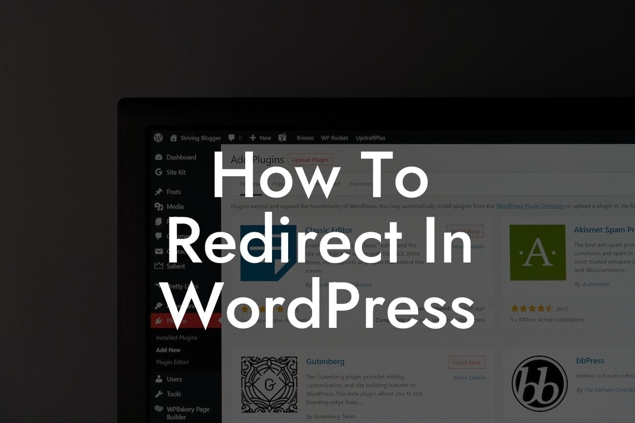 How To Redirect In WordPress