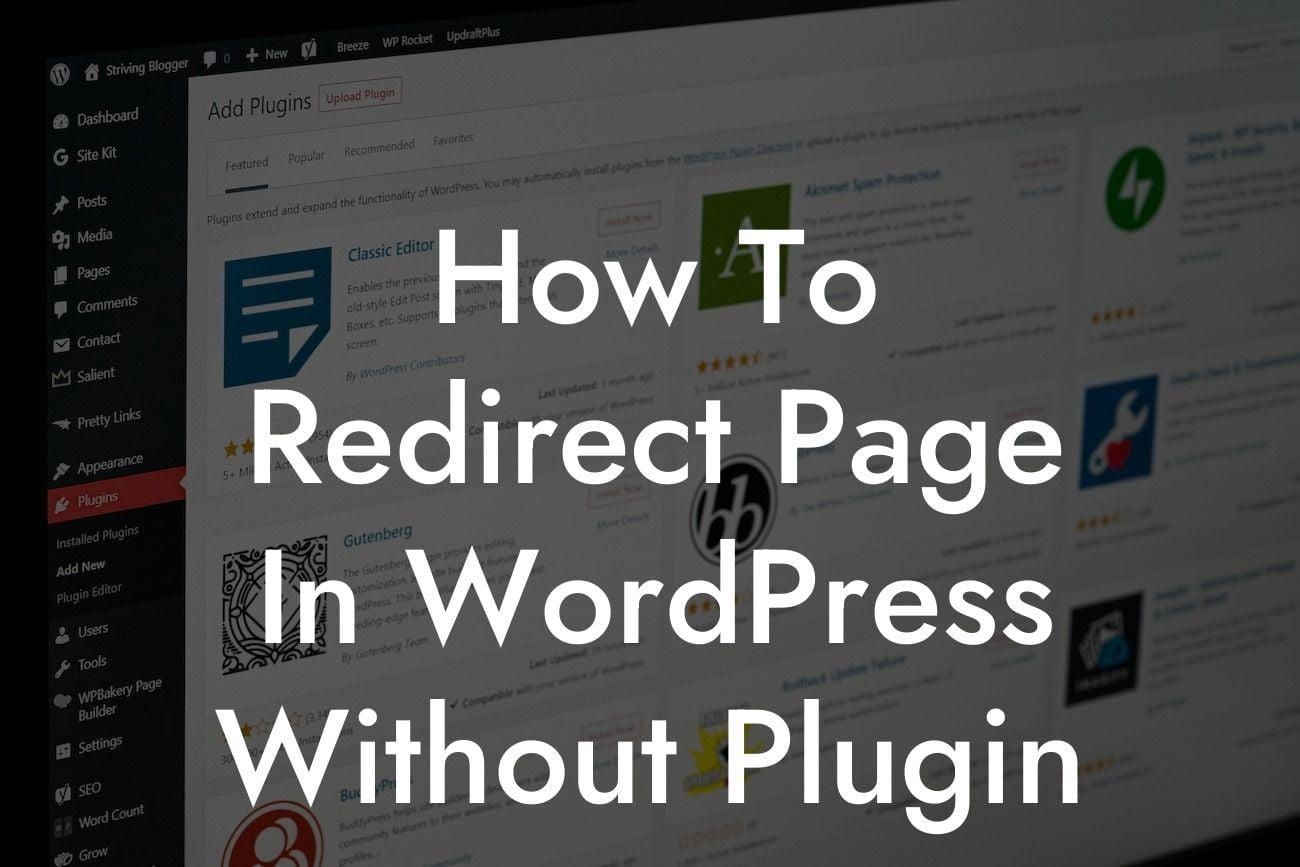 How To Redirect Page In WordPress Without Plugin