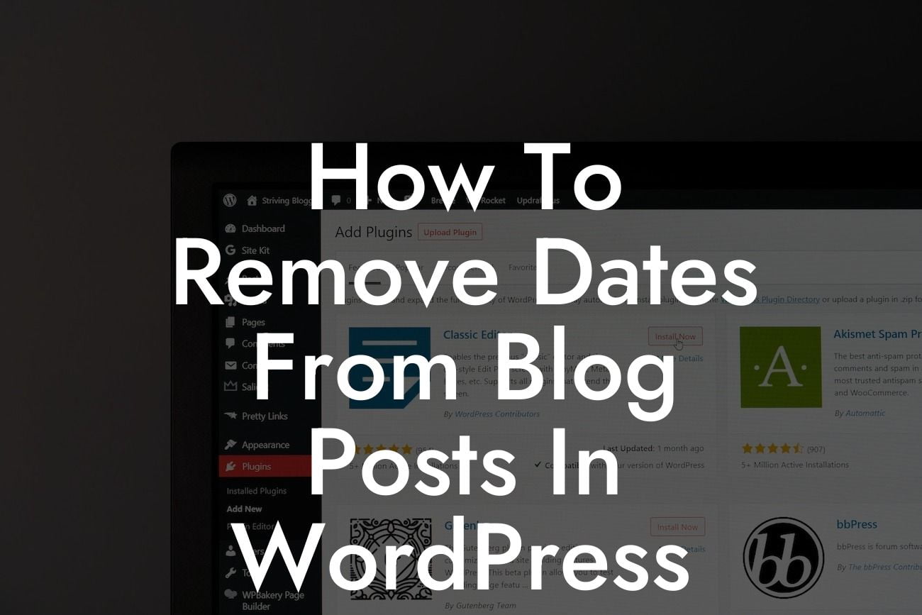 How To Remove Dates From Blog Posts In WordPress