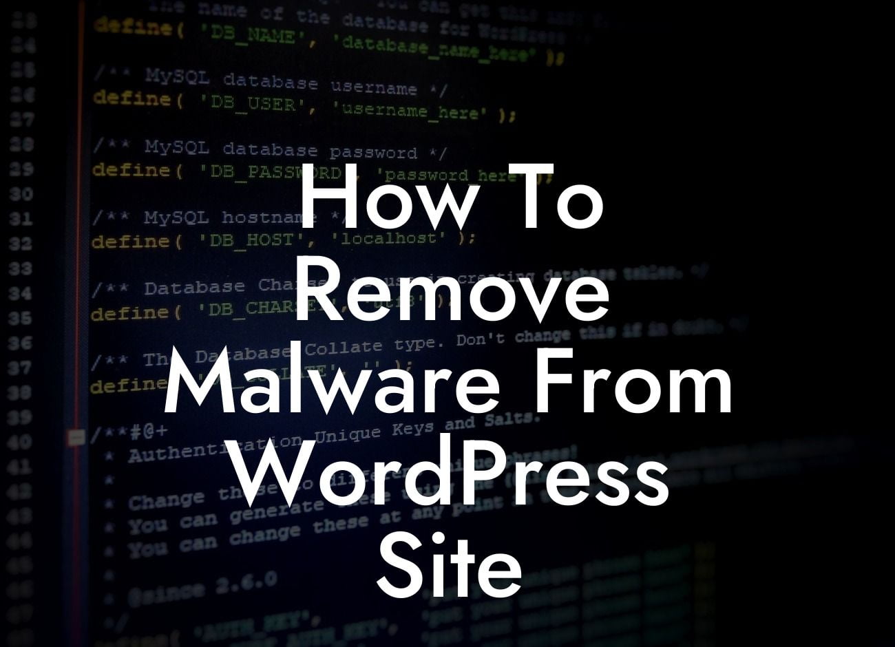 How To Remove Malware From WordPress Site