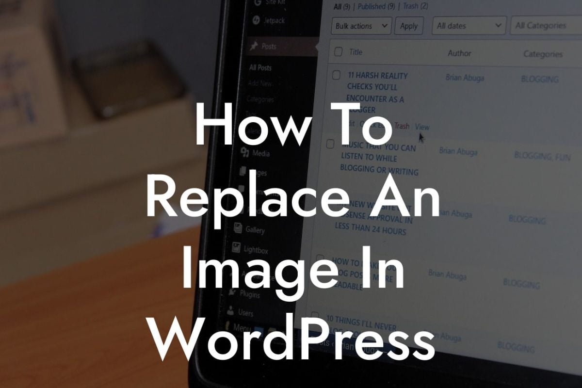 How To Replace An Image In WordPress