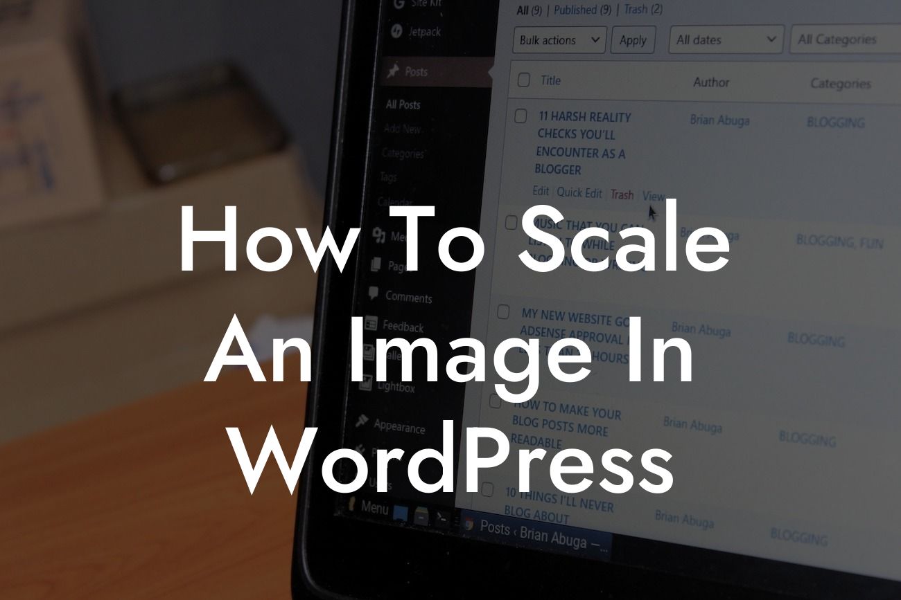 How To Scale An Image In WordPress