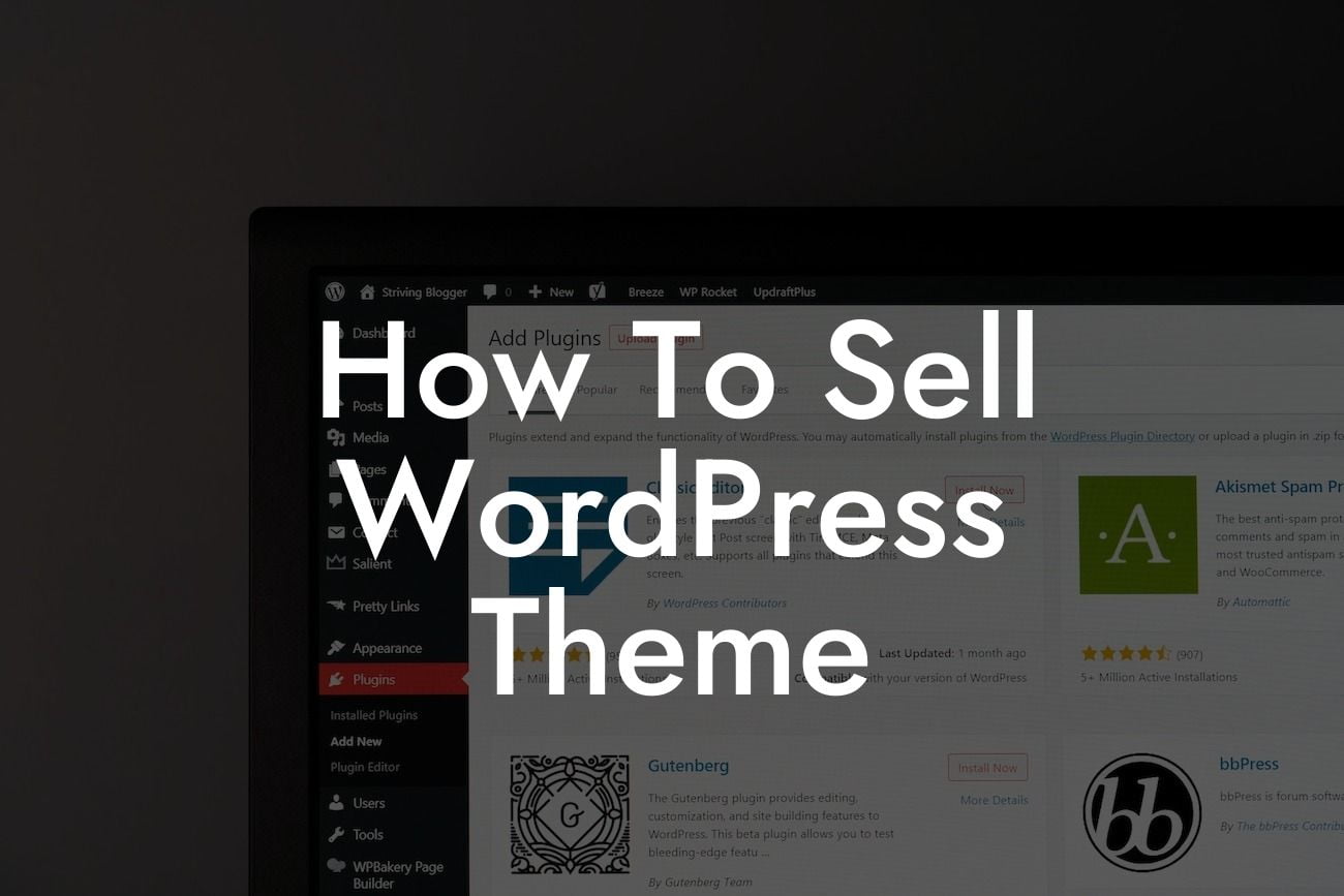 How To Sell WordPress Theme