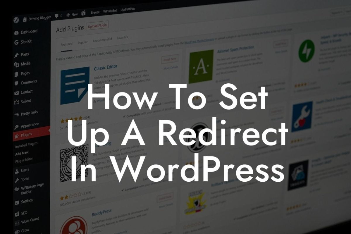 How To Set Up A Redirect In WordPress