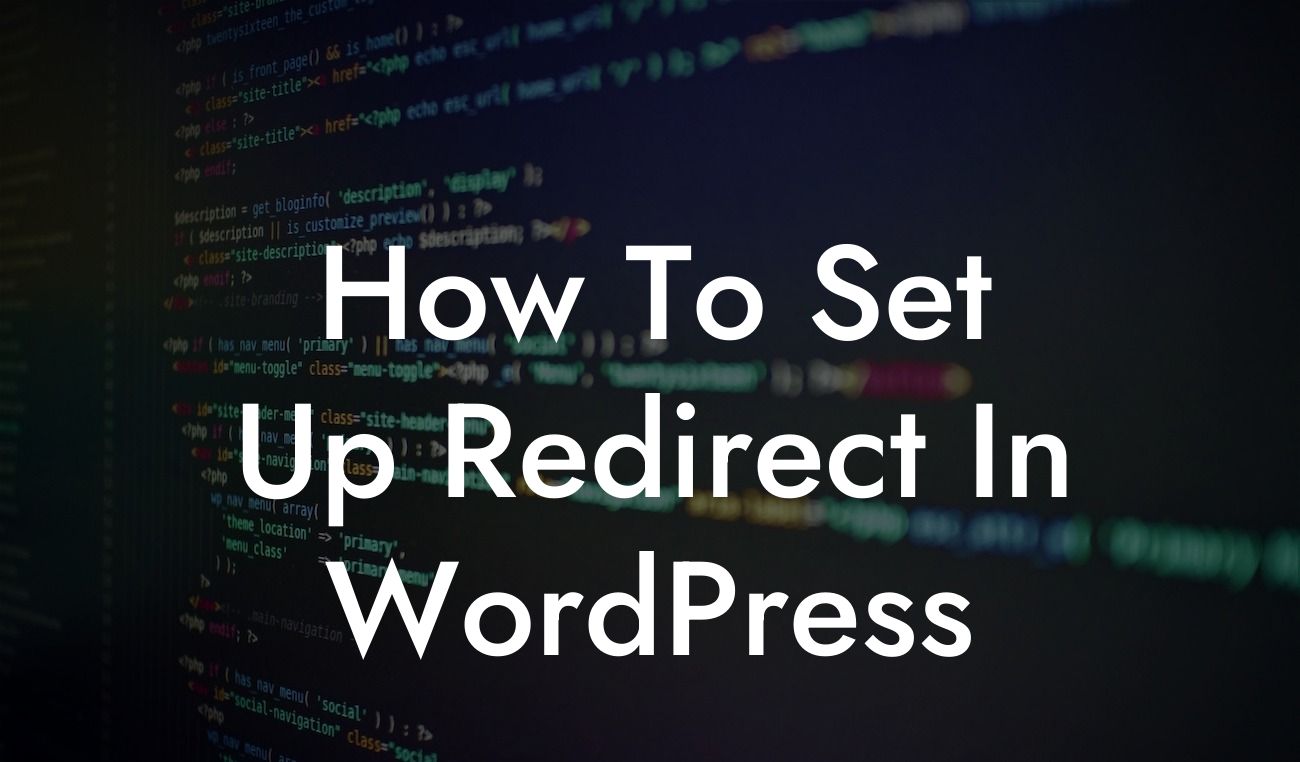 How To Set Up Redirect In WordPress