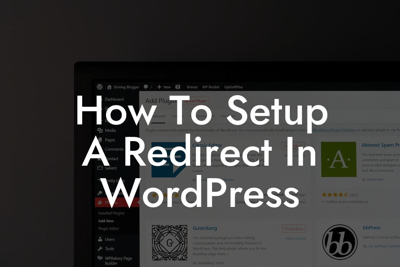 How To Setup A Redirect In WordPress