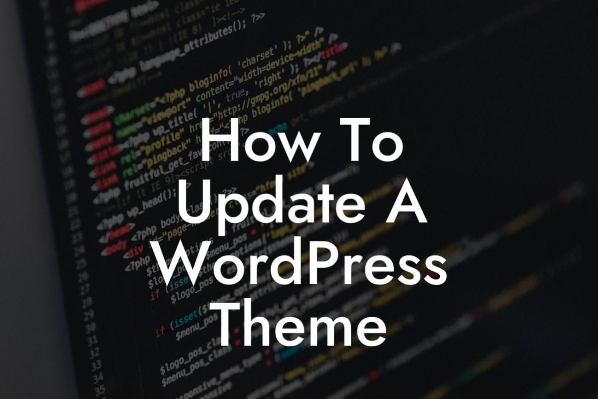 How To Update A WordPress Theme