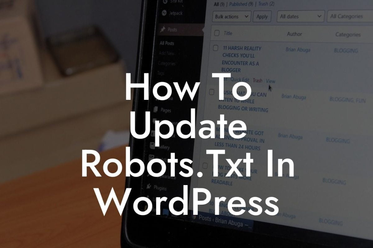 How To Update Robots.Txt In WordPress