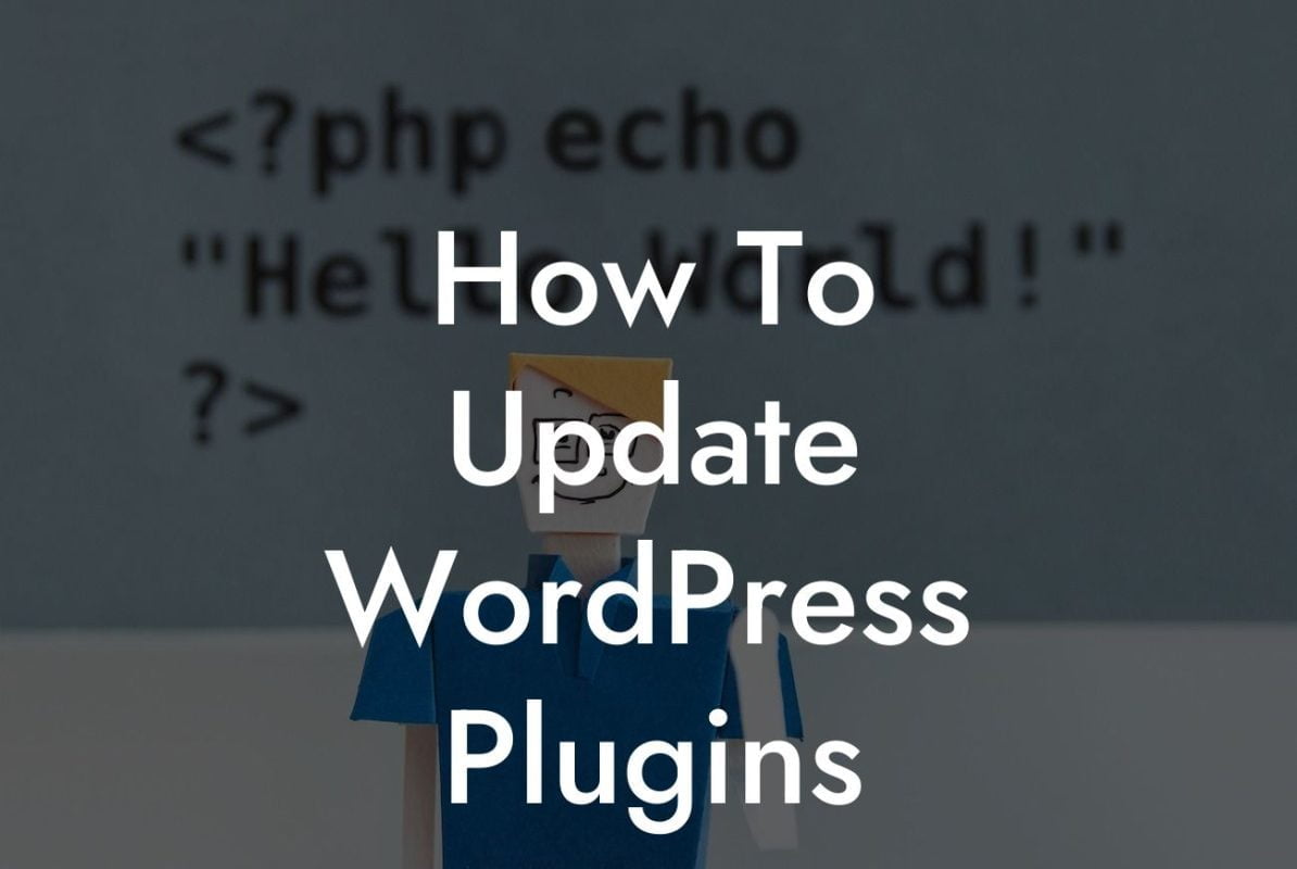 How To Update WordPress Plugins