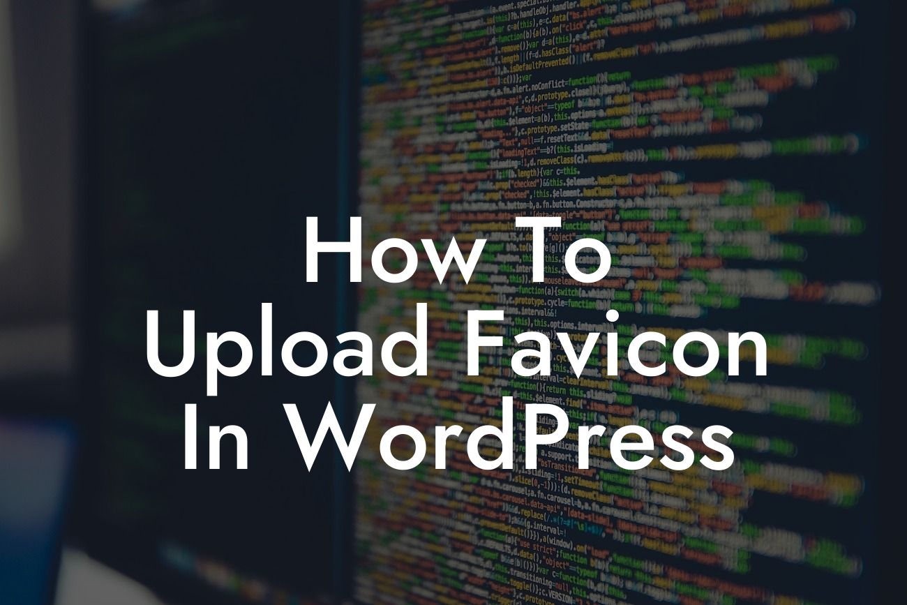 How To Upload Favicon In WordPress