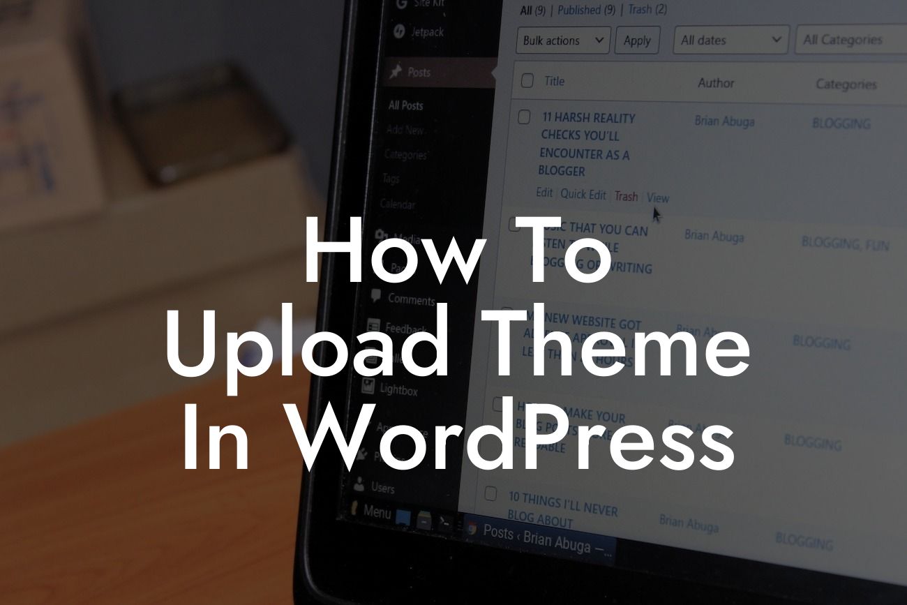 How To Upload Theme In WordPress