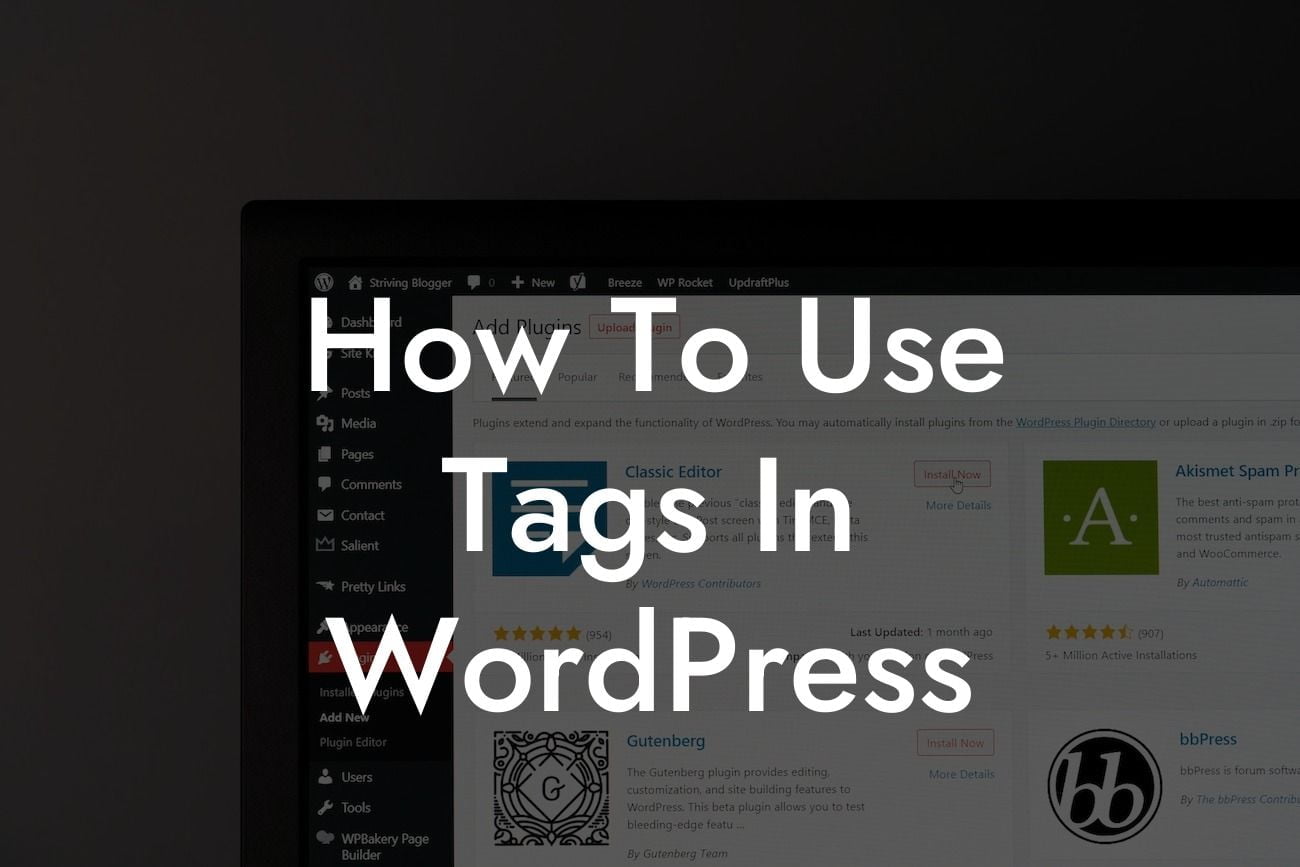 How To Use Tags In WordPress