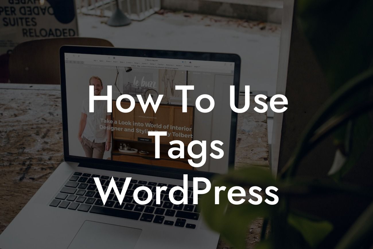 How To Use Tags WordPress