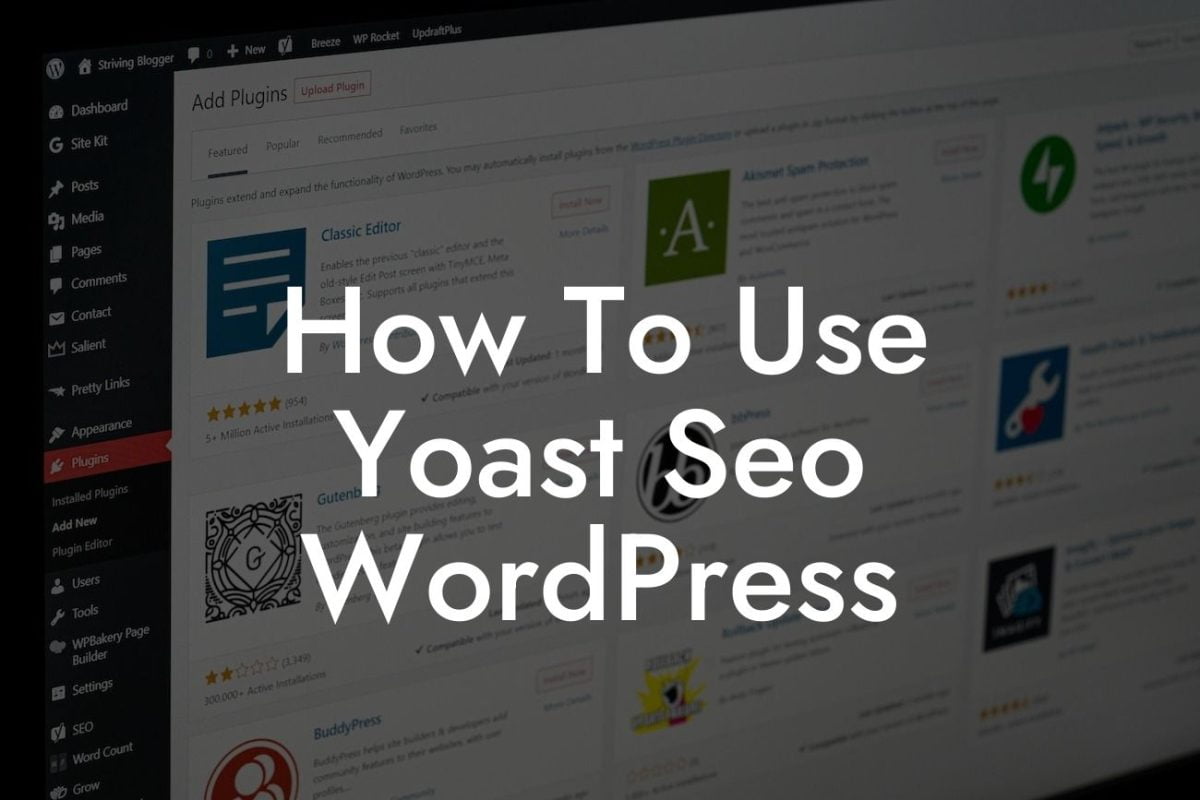 How To Use Yoast Seo WordPress