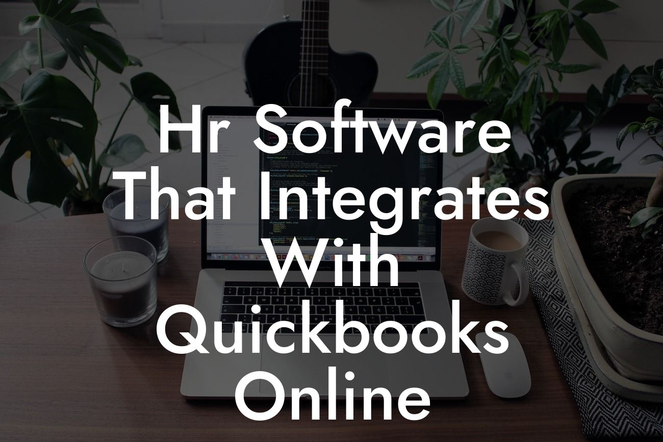 Hr Software That Integrates With Quickbooks Online