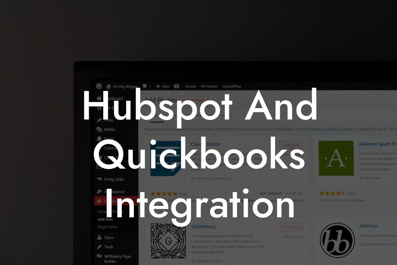 Hubspot And Quickbooks Integration