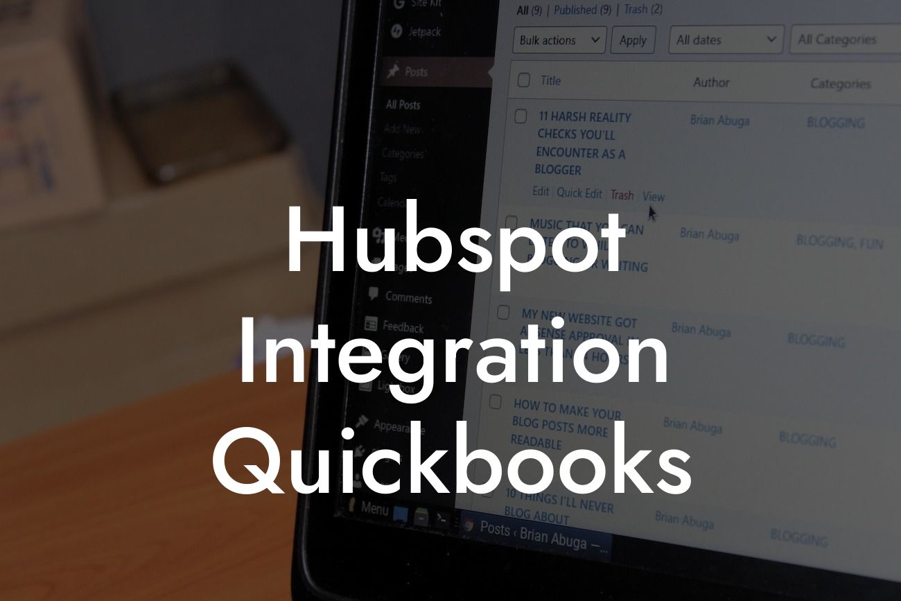 Hubspot Integration Quickbooks