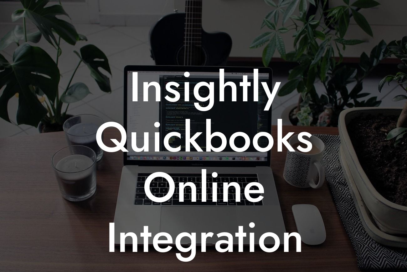 Insightly Quickbooks Online Integration