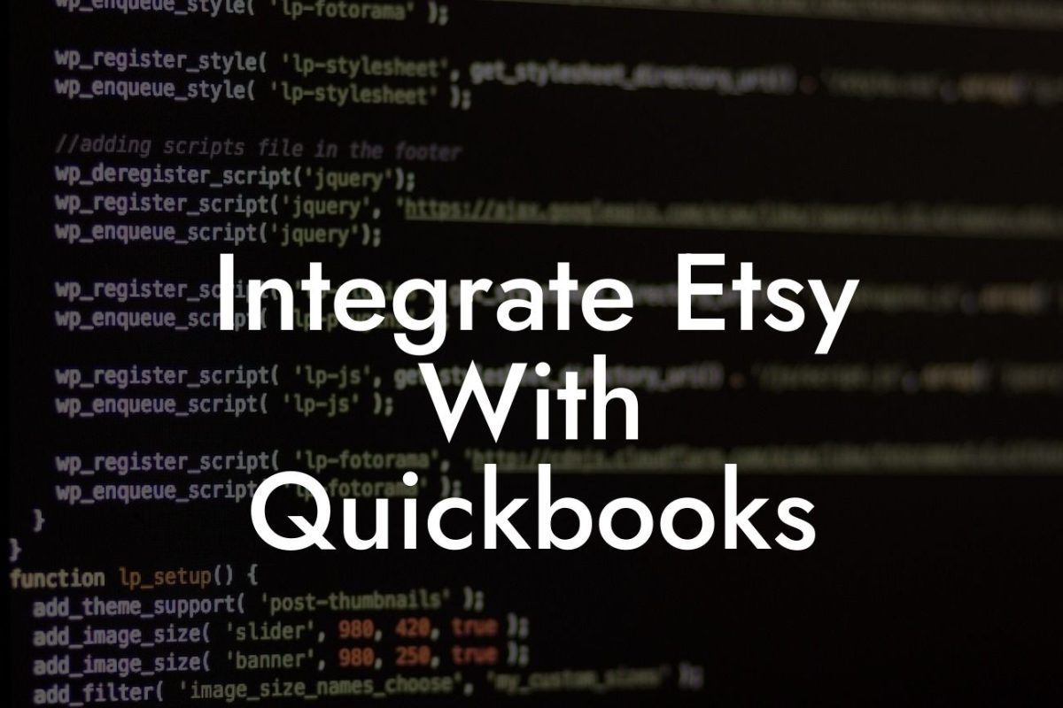 Integrate Etsy With Quickbooks