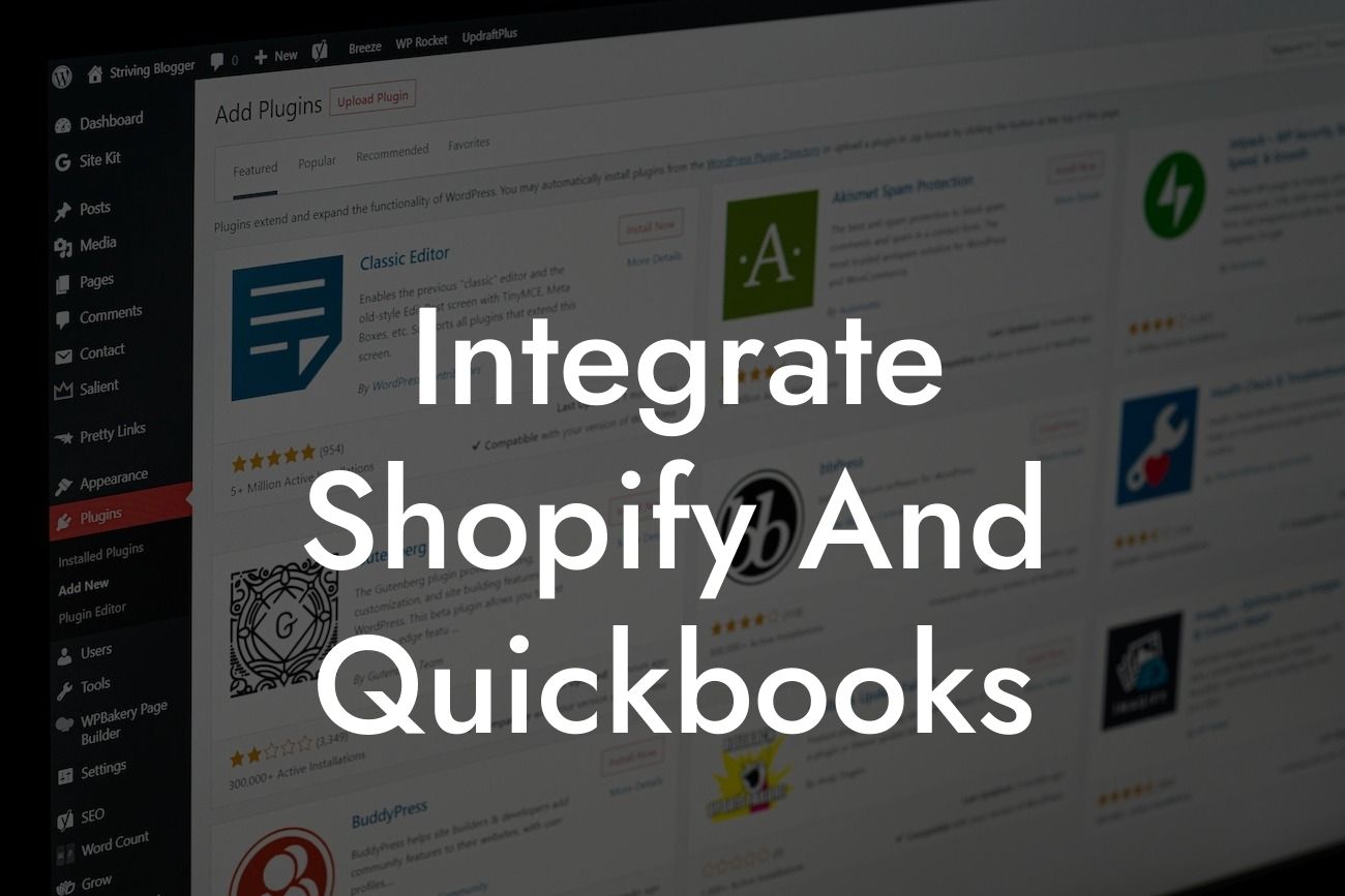 Integrate Shopify And Quickbooks