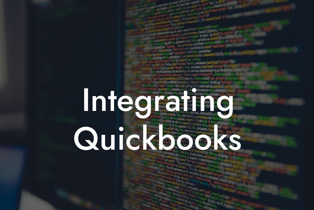 Integrating Quickbooks