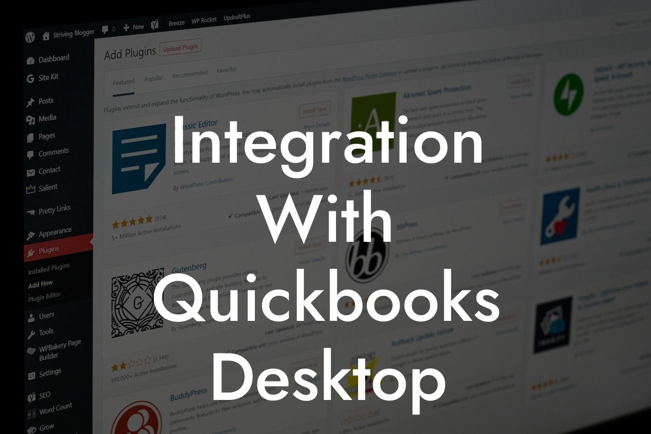 Integration With Quickbooks Desktop