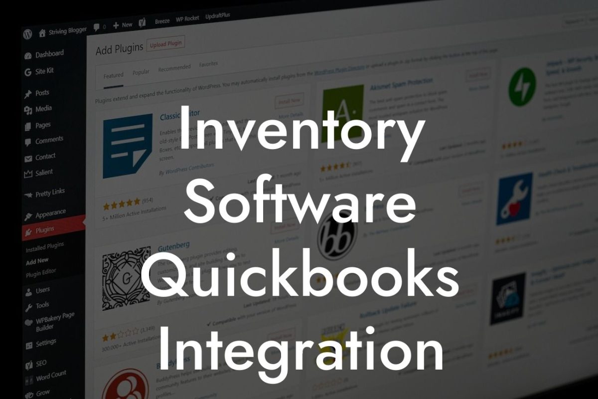 Inventory Software Quickbooks Integration