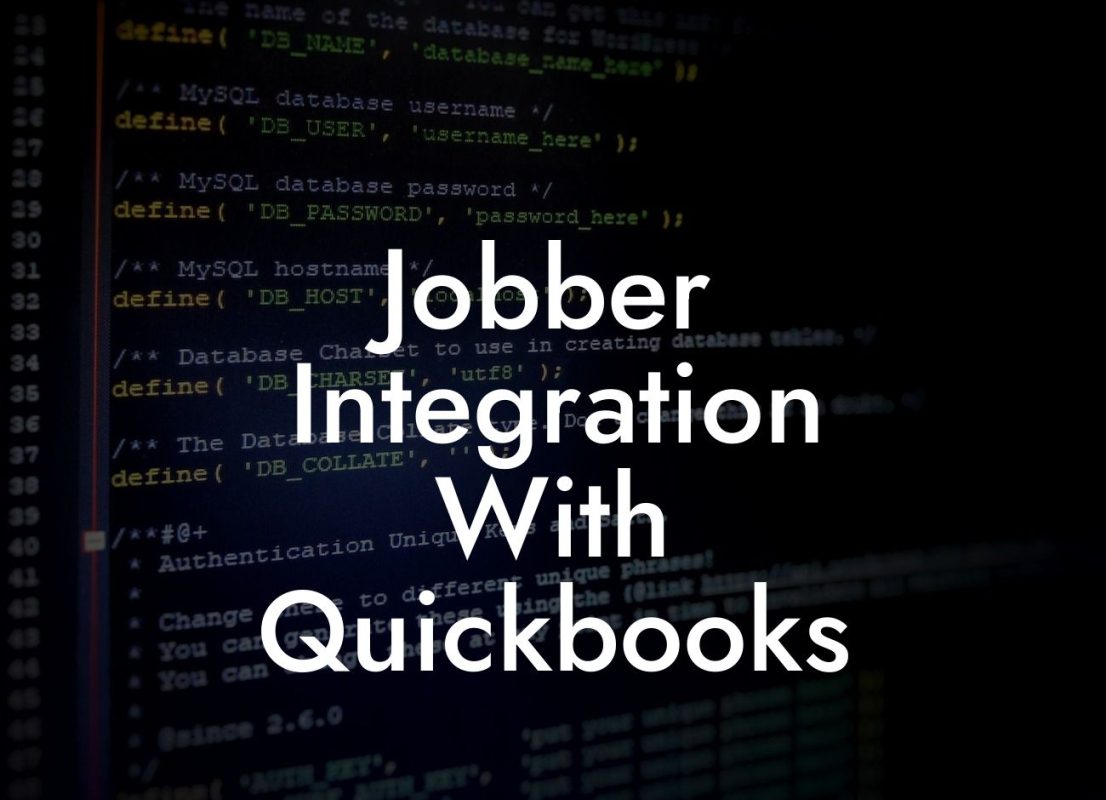 Jobber Integration With Quickbooks