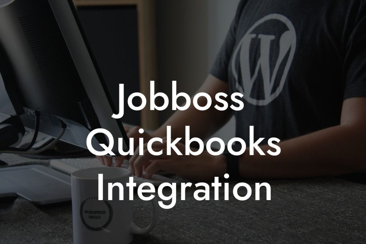 Jobboss Quickbooks Integration