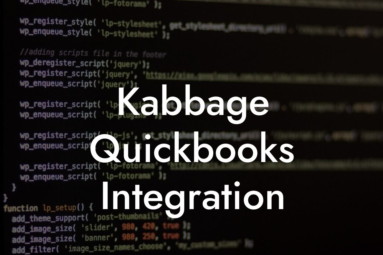 Kabbage Quickbooks Integration