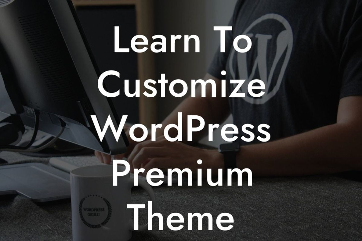 Learn To Customize WordPress Premium Theme Cssingniter