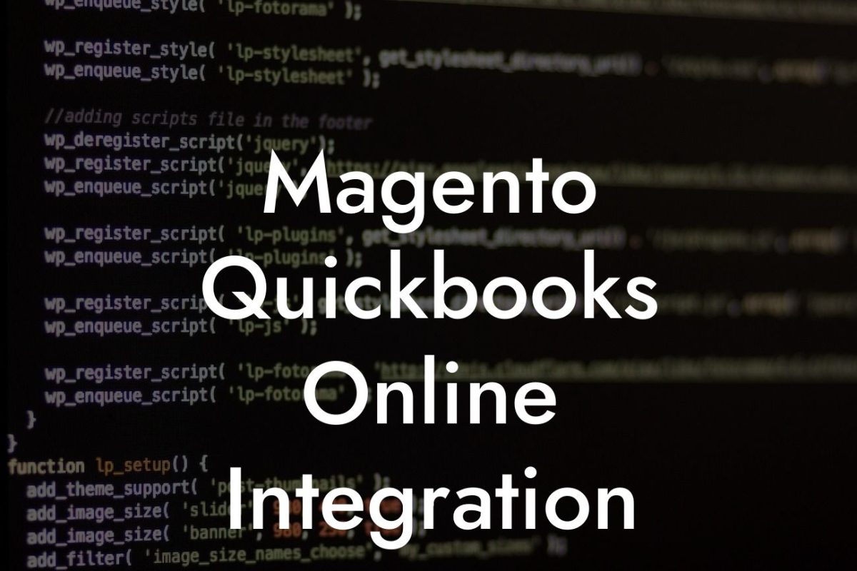 Magento Quickbooks Online Integration