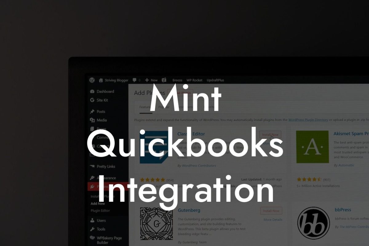 Mint Quickbooks Integration