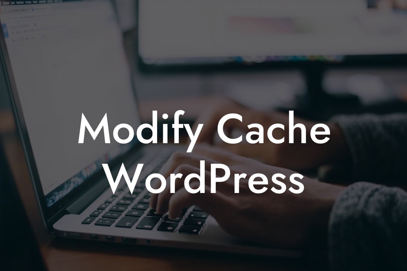 Modify Cache WordPress